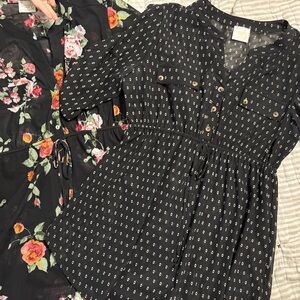 2 - Siren Lily Black Dress Set